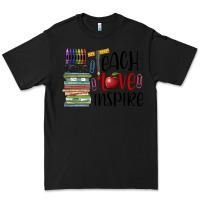 Black teach love inspire Premium Tee - BarkalooDesign