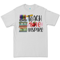 Dove Grey teach love inspire Premium Tee - BarkalooDesign