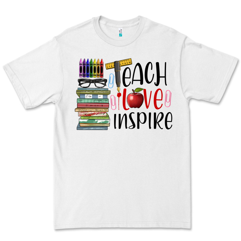 Teach Love Inspire Premium Tee by BarkalooDesign | Teevron