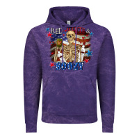 Cloud Purple Red white boozy 4th of july Vintage Hoodie - CowGirlArtShop