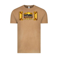 Leopard Softball Mom 16oz Libbey Glass Vintage Tee | Teevron