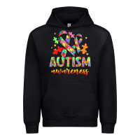 Black Autism Awareness Urban Hoodie - NancyCooperArtShop