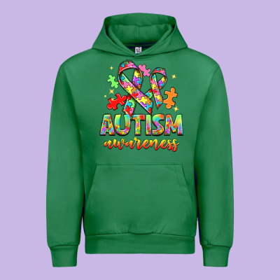 Autism Awareness Urban Hoodie Designed By Nancycooperartshop