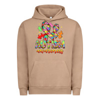 Pigment Burro Autism Awareness Urban Hoodie - NancyCooperArtShop