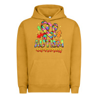 Pigment Peanut Butter Autism Awareness Urban Hoodie - NancyCooperArtShop