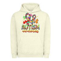 Pigment Pistachio Autism Awareness Urban Hoodie - NancyCooperArtShop