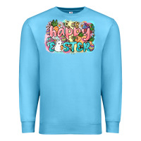 Ocean Blue Happy Easter Premium Sweatshirt - NancyCooperArtShop