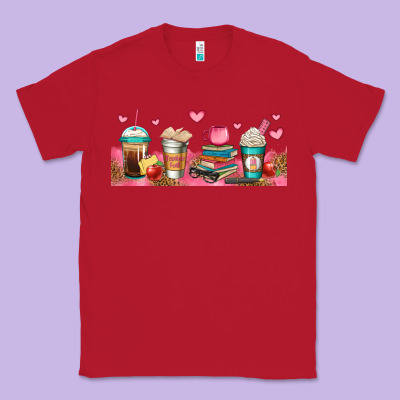 Teacher Fuel Coffee Cups Classic Tee Designed By Jasminsmagicworld