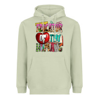 Matcha educator of tiny humans Heavyweight Hoodie - NancyCooperArtShop