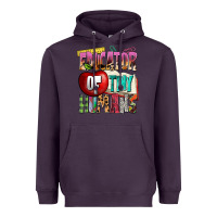 Plum educator of tiny humans Heavyweight Hoodie - NancyCooperArtShop