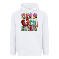 White educator of tiny humans Heavyweight Hoodie - NancyCooperArtShop