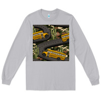 Moon Dust cactus camouflage school bus seamless pattern Long Sleeve Tee - BundleAndBundleShop