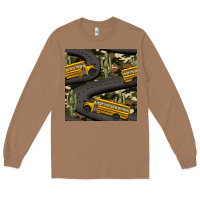 Toasted Coconut cactus camouflage school bus seamless pattern Long Sleeve Tee - BundleAndBundleShop