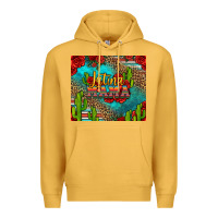 Mustard latina mama Premium Hoodie - Jasminsmagicworld