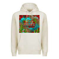Oatmeal Heather latina mama Premium Hoodie - Jasminsmagicworld