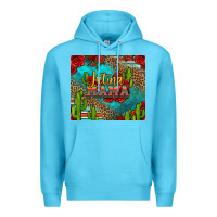 Ocean Blue latina mama Premium Hoodie - Jasminsmagicworld