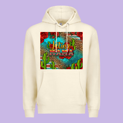 Latina Mama Premium Hoodie Designed By Jasminsmagicworld
