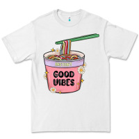 White instant good vibes noodles Premium Tee - MaliasSmallBusiness
