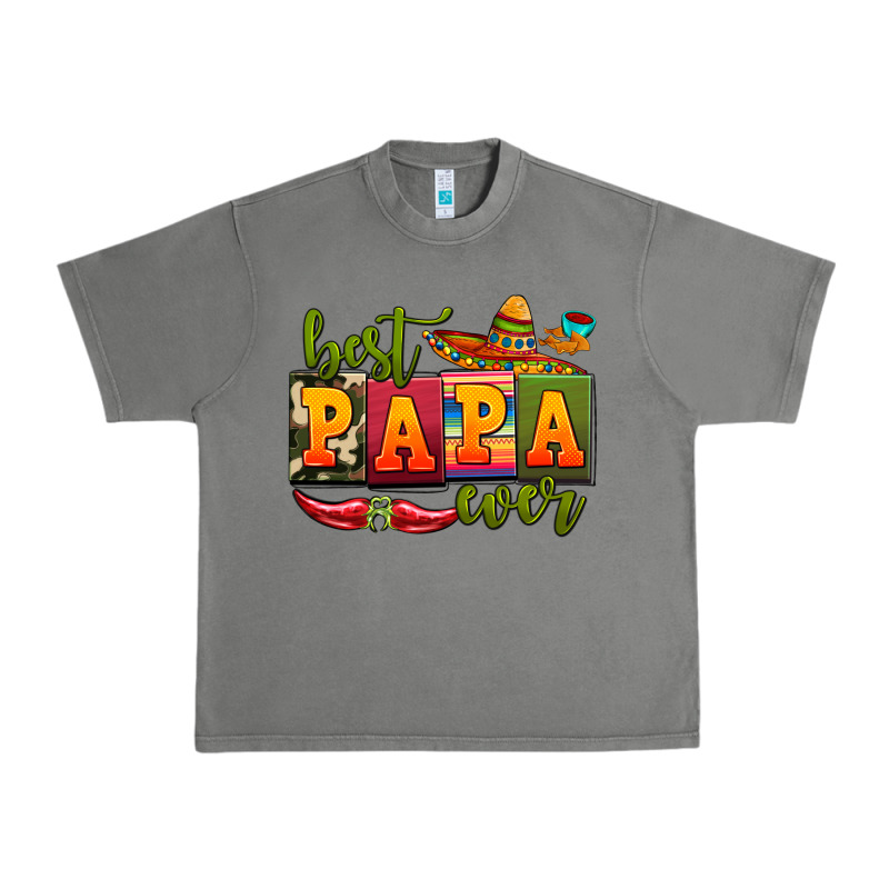 Best Papa Ever Urban Heavy Tee by AdoDesignShop | Teevron