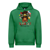 Emerald school bus driver afro messy bun Urban Hoodie - texasbilliewilder