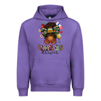 Tulip school bus driver afro messy bun Urban Hoodie - texasbilliewilder