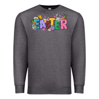 Charcoal Heather Easter Premium Sweatshirt - NancyCooperArtShop