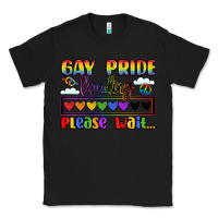 Black gay pride loading please wait Classic Tee - LillyAllenDesigns