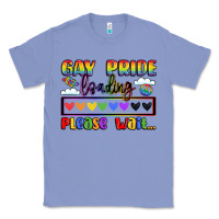 Colony Blue gay pride loading please wait Classic Tee - LillyAllenDesigns