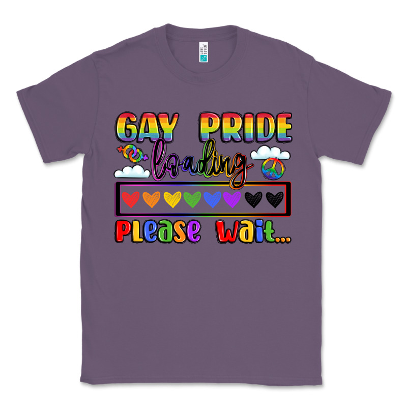 Gay Pride Loading Please Wait Classic Tee by LillyAllenDesigns | Teevron