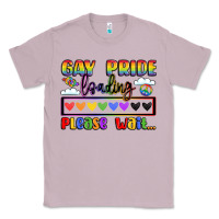 Lilac gay pride loading please wait Classic Tee - LillyAllenDesigns