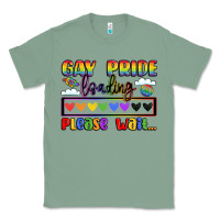 Sage gay pride loading please wait Classic Tee - LillyAllenDesigns