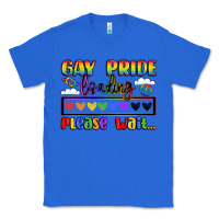 True Royal gay pride loading please wait Classic Tee - LillyAllenDesigns