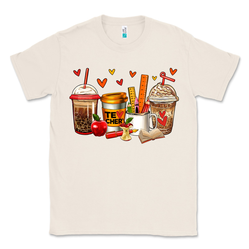 Teacher Coffee Cups Classic Tee by Jasminsmagicworld | Teevron