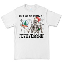 White look at me being all festive and shit Premium Tee - MaliasSmallBusiness