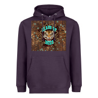Plum class of 2023 tiger Heavyweight Hoodie - NancyCooperArtShop