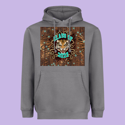 Class Of 2023 Tiger Heavyweight Hoodie Designed By Nancycooperartshop