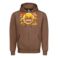 Chestnut hello summer watermelon lemon Zipper Hoodie - Jasminsmagicworld