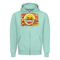 Seafoam hello summer watermelon lemon Zipper Hoodie - Jasminsmagicworld