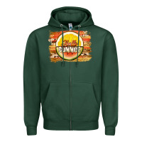 Sports Green hello summer watermelon lemon Zipper Hoodie - Jasminsmagicworld