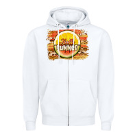 White hello summer watermelon lemon Zipper Hoodie - Jasminsmagicworld