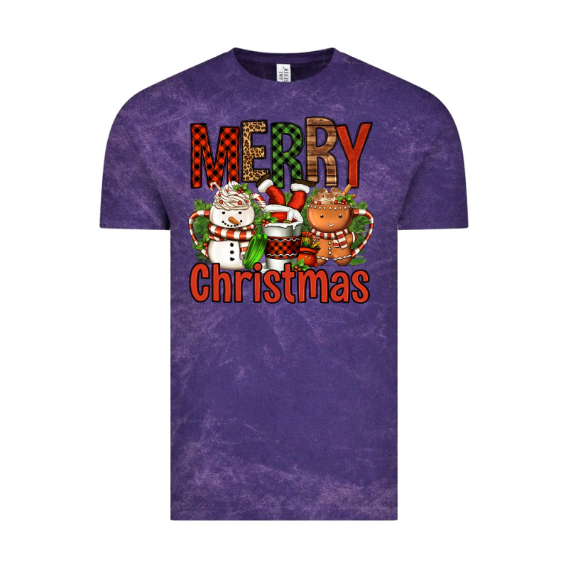 Merry Christmas Coffee Cups Vintage Tee by FaDigitalArtStudio | Teevron