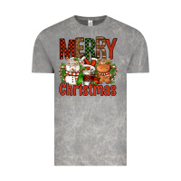 Cloud Rock Merry Christmas Coffee Cups Vintage Tee - FaDigitalArtStudio