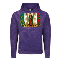 Mexican Flag Our Lady Of Guadalupe Vintage Hoodie | Teevron