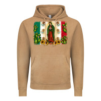 Vintage Camel mexican flag our lady of guadalupe Vintage Hoodie - JahusDesignShop