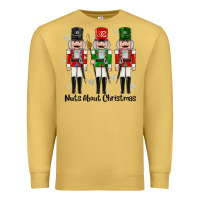 Antique Gold Nuts About Christmas Premium Sweatshirt - MaliasSmallBusiness