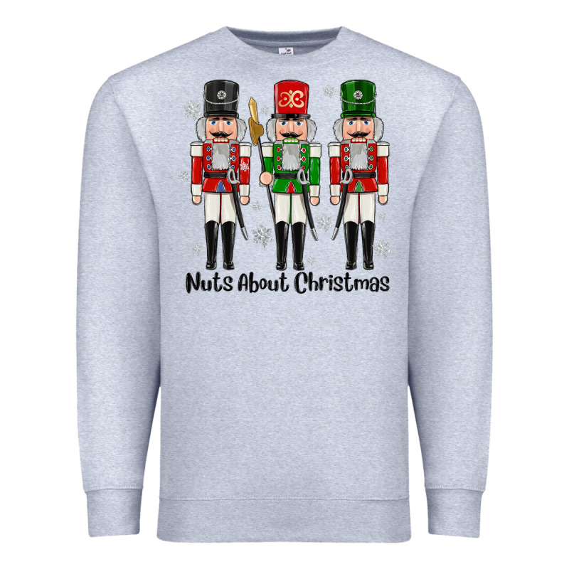 Nuts About Christmas Premium Sweatshirt by MaliasSmallBusiness | Teevron