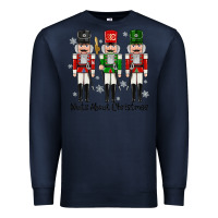 Navy Nuts About Christmas Premium Sweatshirt - MaliasSmallBusiness