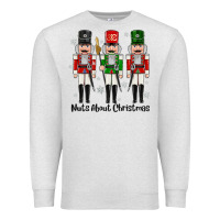Oatmeal Heather Nuts About Christmas Premium Sweatshirt - MaliasSmallBusiness