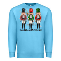 Ocean Blue Nuts About Christmas Premium Sweatshirt - MaliasSmallBusiness