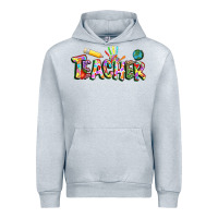 Heather Grey Autism Teacher Urban Hoodie - NancyCooperArtShop
